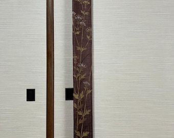 100% Linen Autumn Long and Narrow Japanese art Modern tapestry Japan Kawaii 10×170cm Wall hanging,Japanese hanging