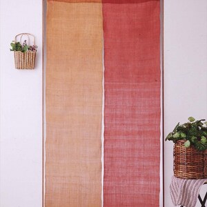 100% Linen Japanese art Modern tapestry Japan Kawaii 90×150cm Noren door curtain Wall hanging,Japanese hanging Door Curtain,08