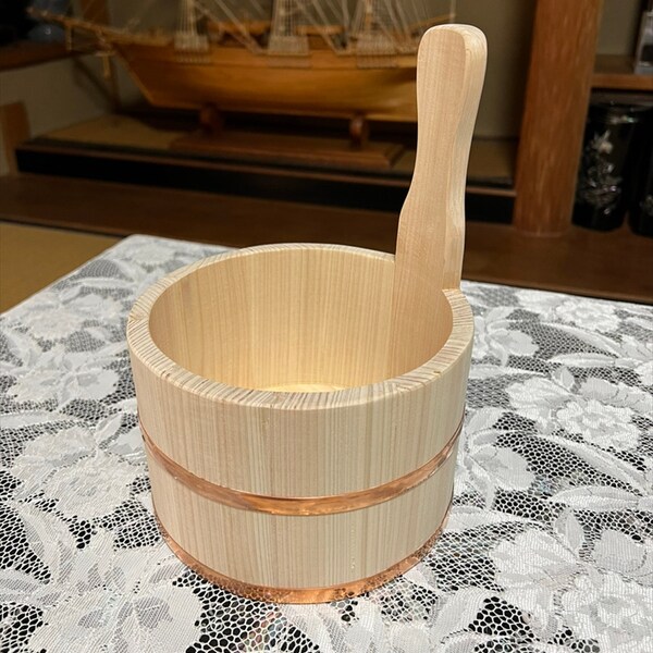 Japanese Bath Stool With Bath Bucket Etsy