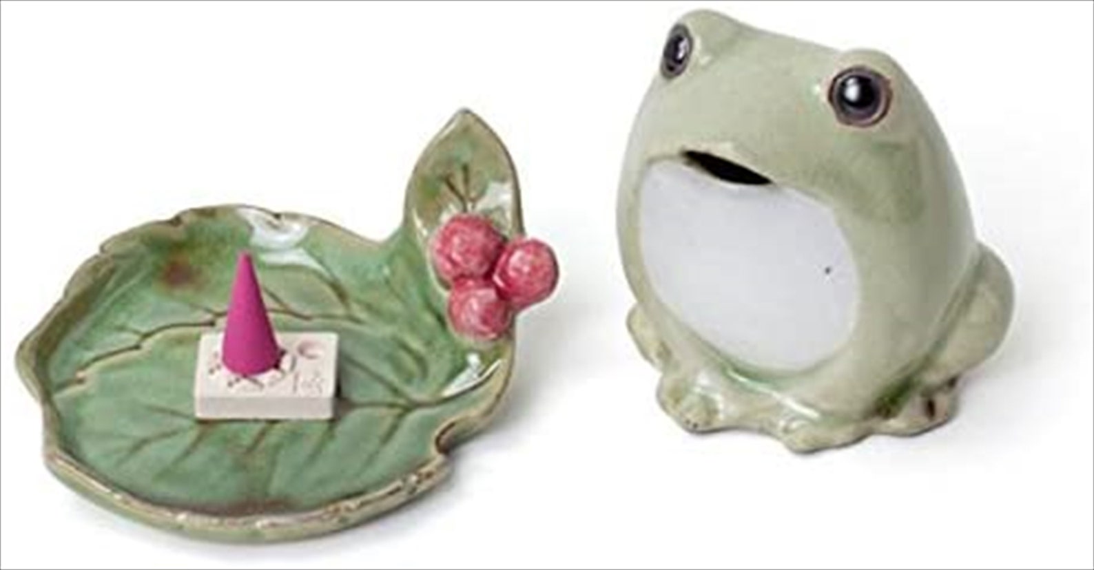 Pottery Cute Frog Incense holderIncense burner incense Etsy