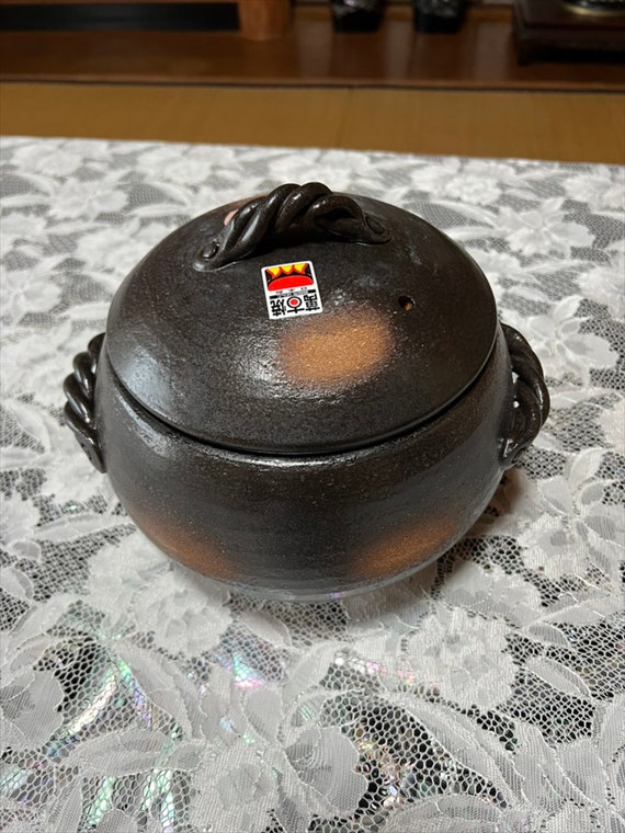 Olla arrocera japonesa MisuzuTouki BankoYaki, loza de barro marrón, olla de  barro Donabe, 5 tazas, utensilios de cocina de barro -  México