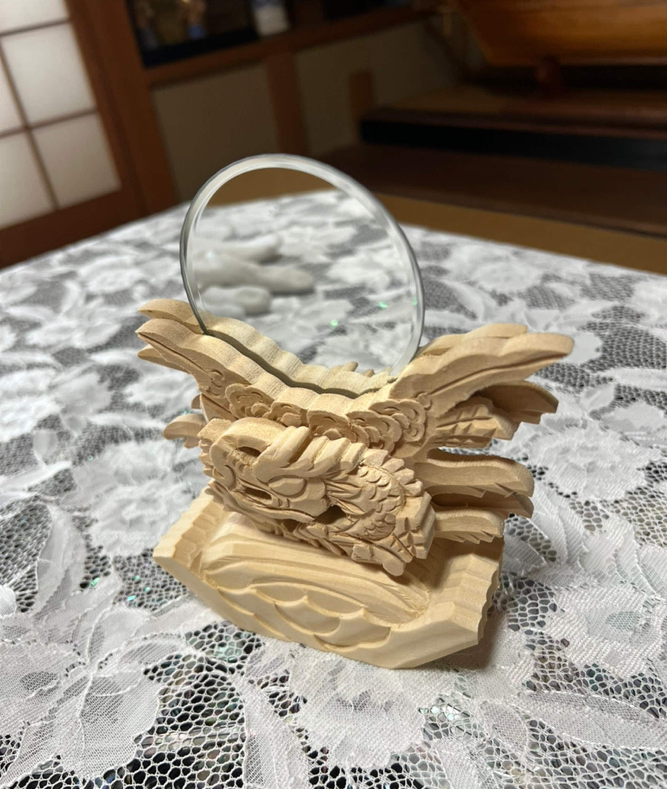 江戸期金銅製双耳花器 】 渡来古代様式 寺院仏具 O0905F