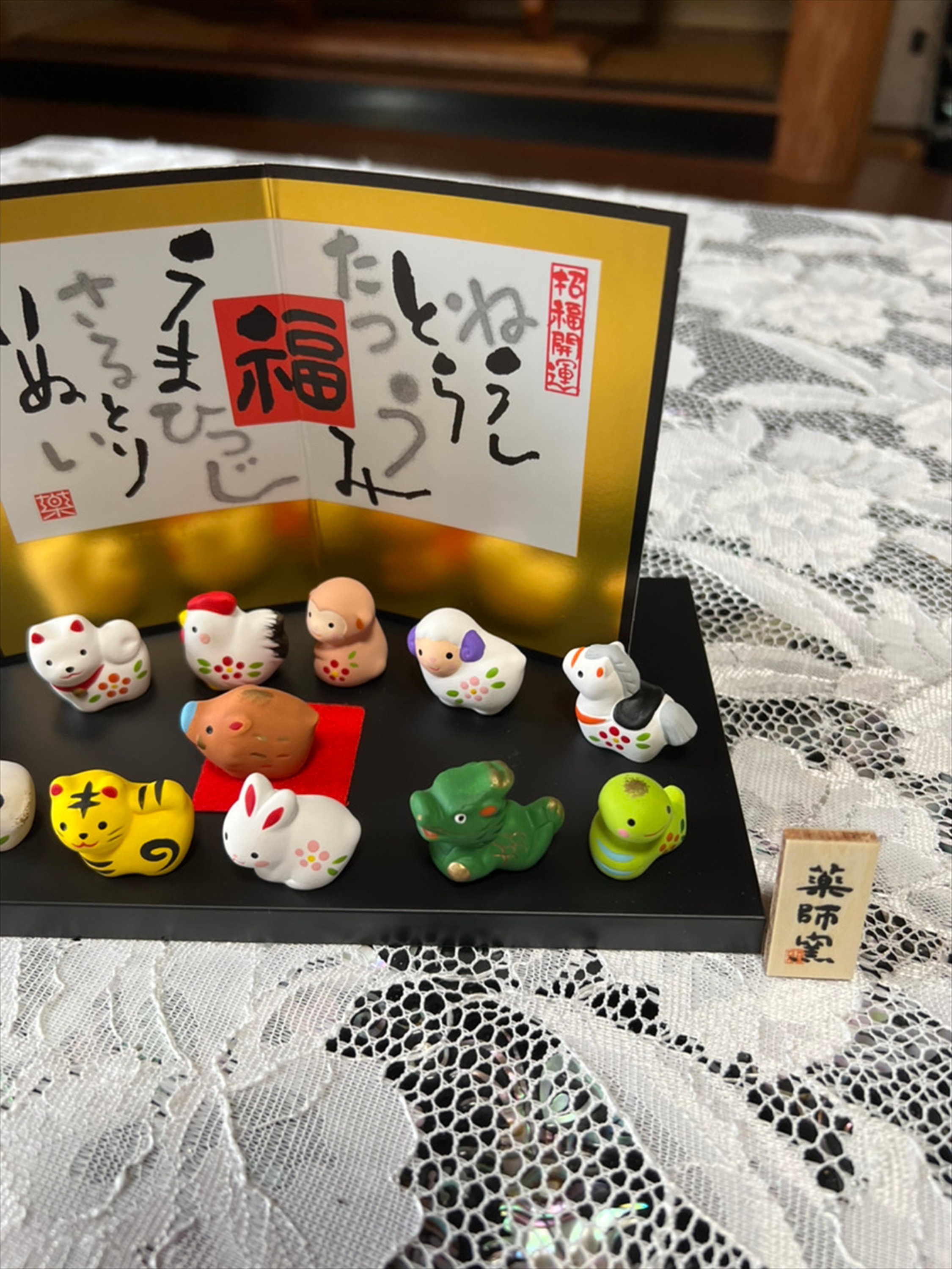 2023 Zodiac Japanese Eto Ornament Set Home Decor Cute Japanese Art Decor  Japanese Traditional Lucky Charm Zodiac Decor,kawaii,03 - Etsy Israel