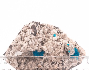 Cavansite on matrix large specimen 1 lb 7 oz, 5 1/2 in