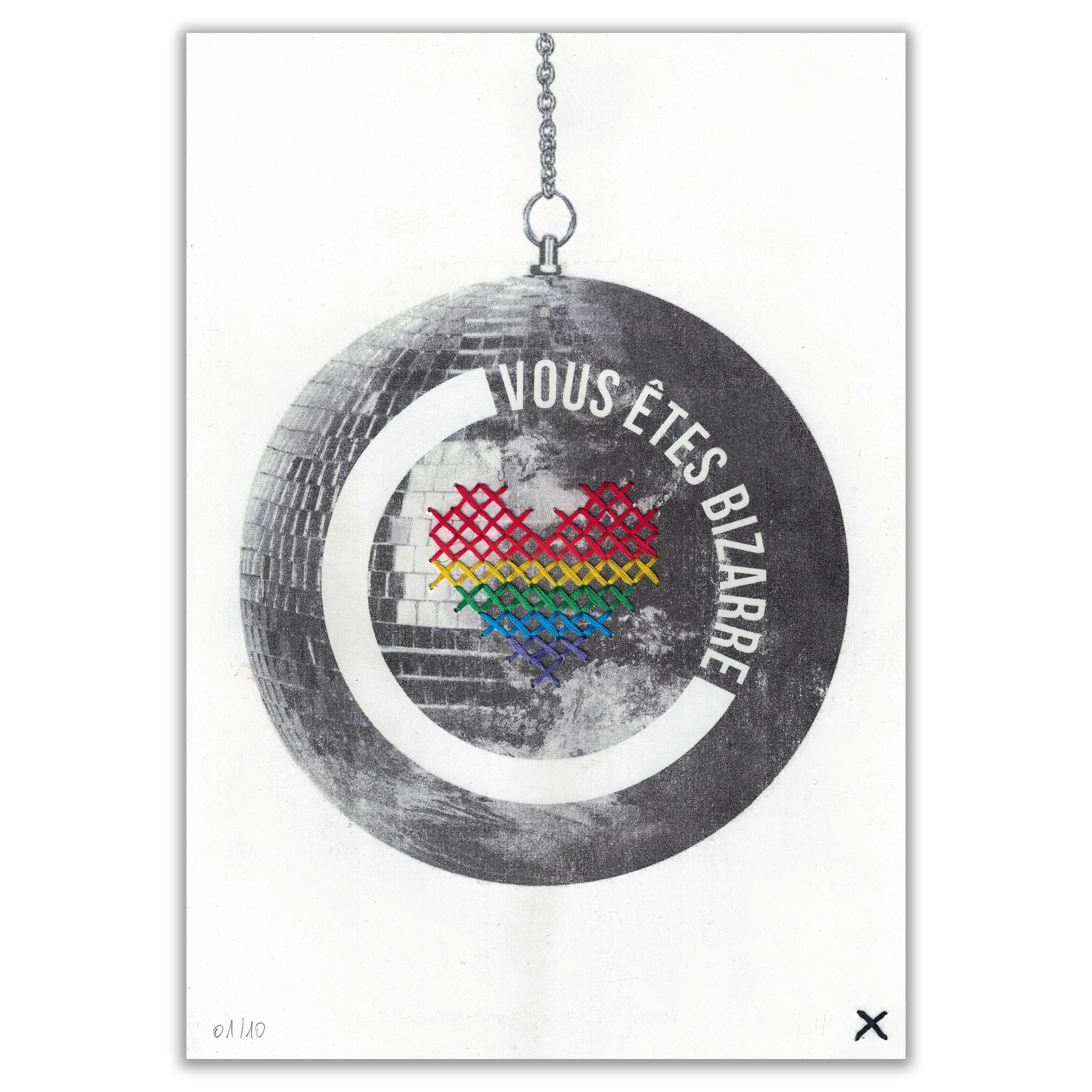 Dans La Lune/Série Rainbow - Oeuvre Originale Fullmano