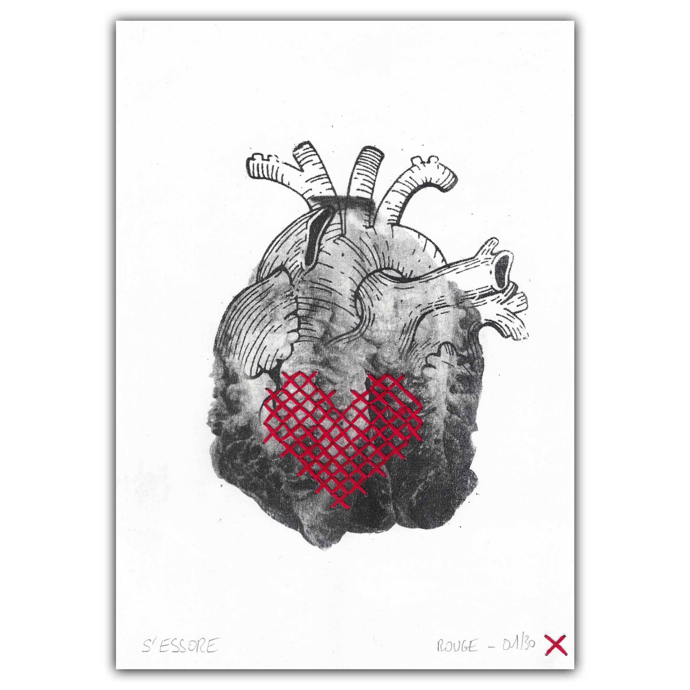 S'essore/ Coeur de Laitue - Oeuvre Originale Fullmano