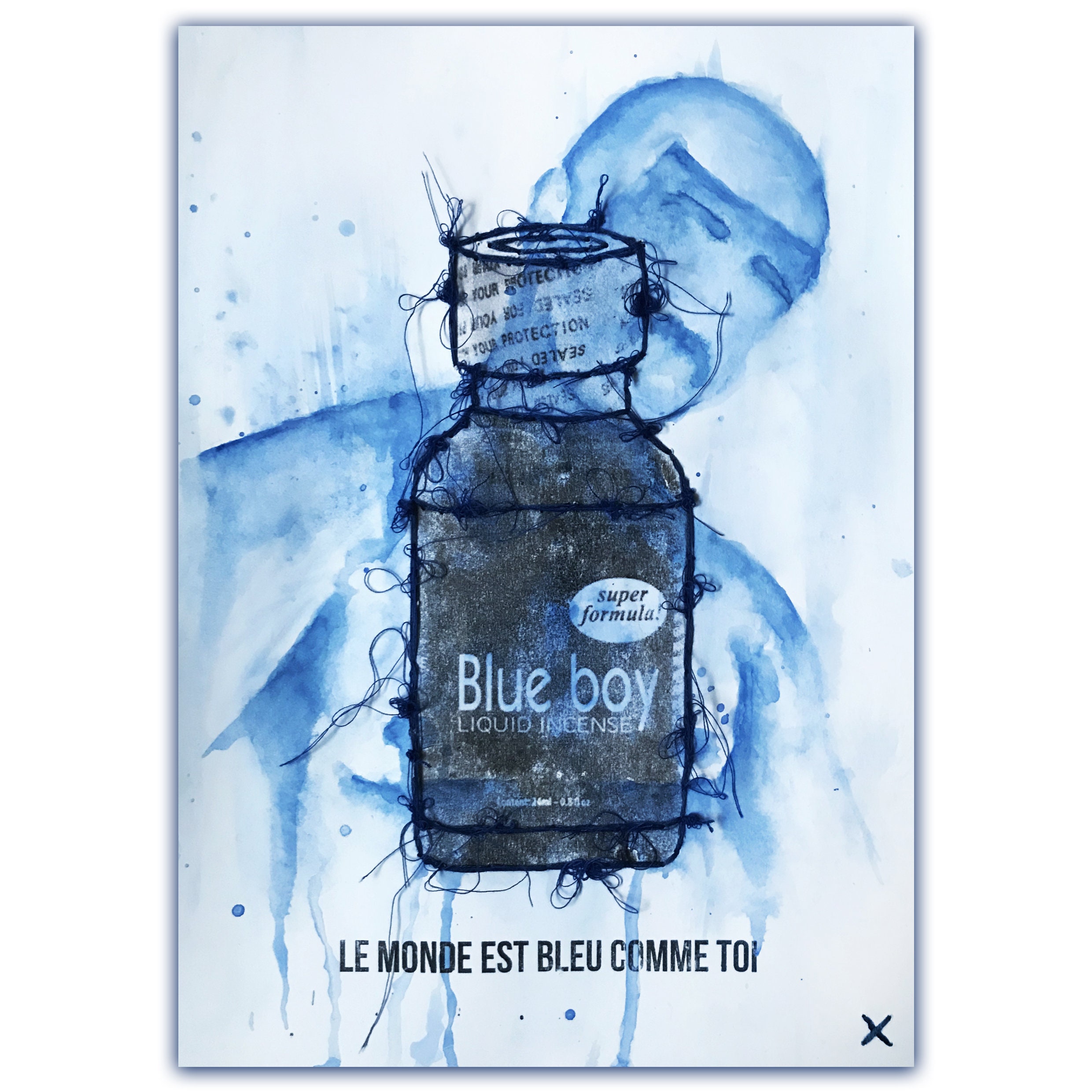 Blue Boy #2 - Oeuvre Originale Fullmano
