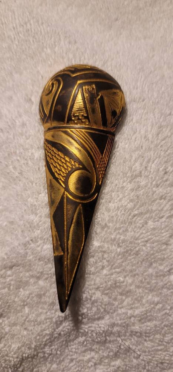 Ethnic Tribal Brooch Pin View 6