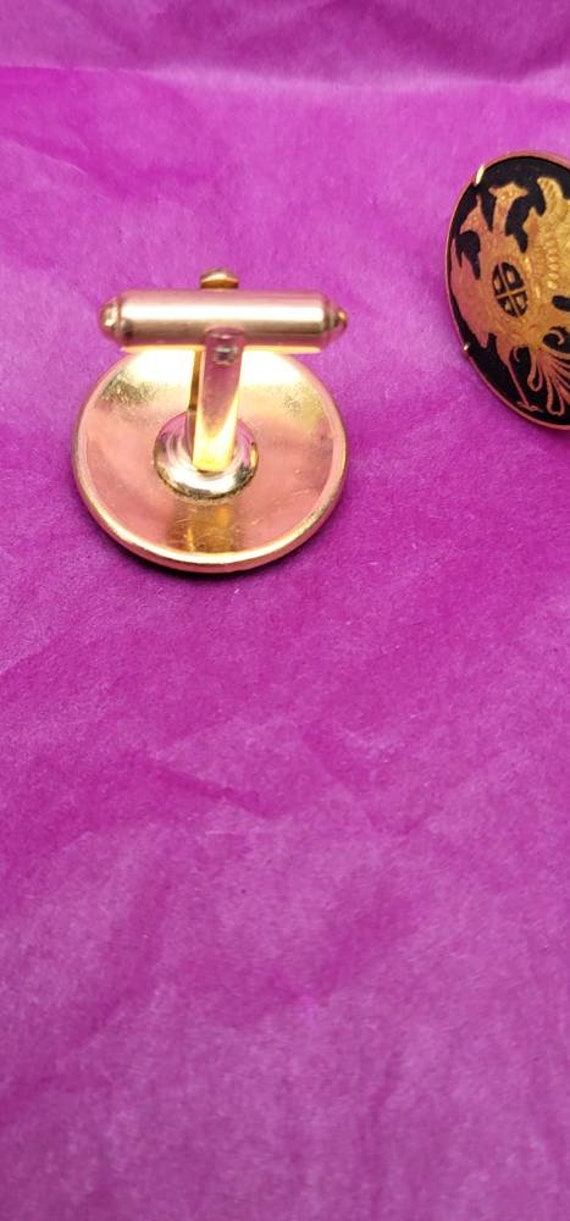 Damascene Cufflinks View 4