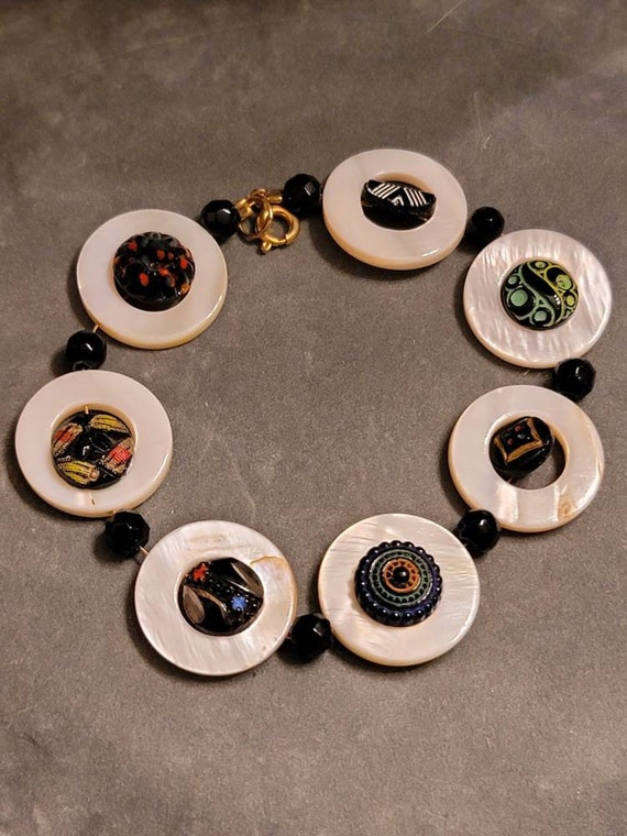 Victorian Button Bracelet - image 2