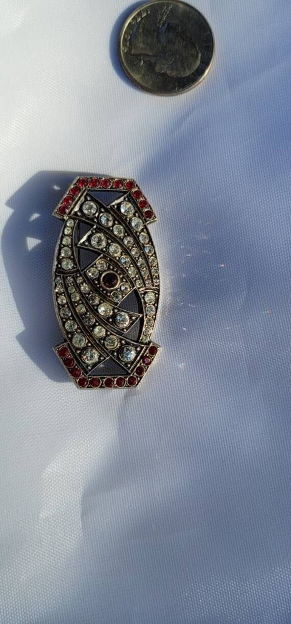 Vintage Art Deco Brooch - image 3