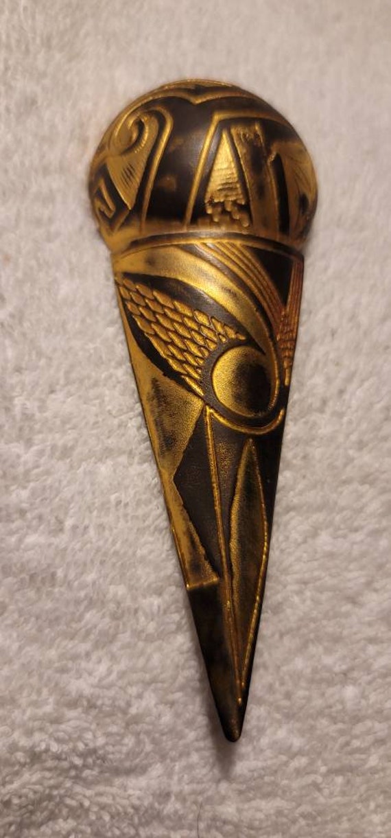 Ethnic Tribal Brooch Pin View 2