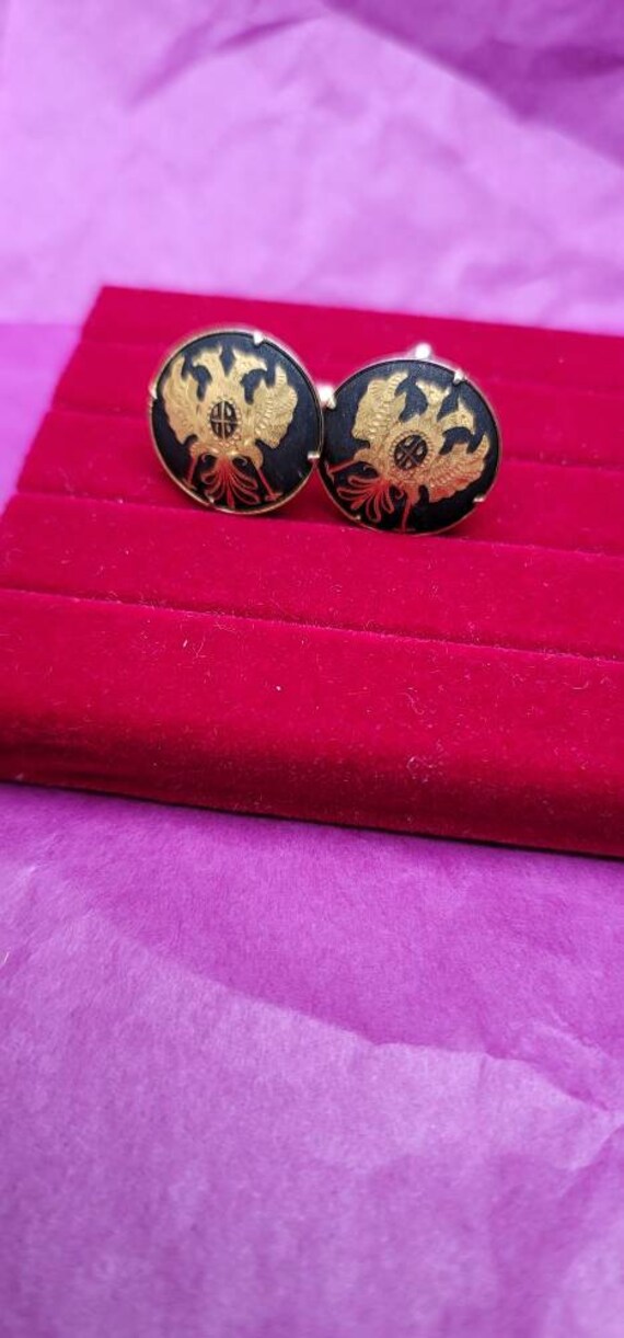 Damascene Cufflinks View 5
