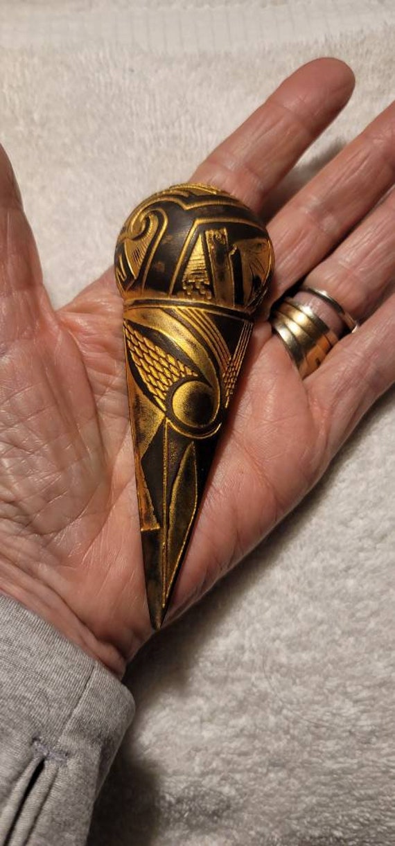 Ethnic Tribal Brooch Pin View 5