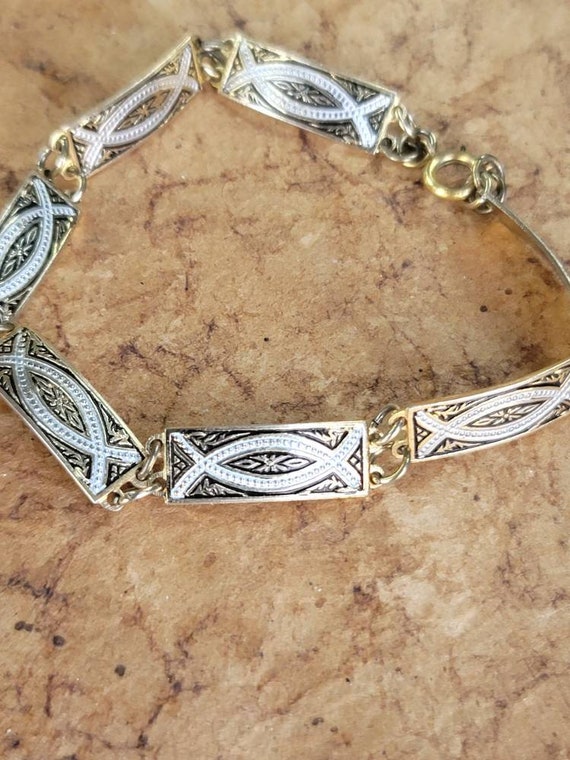 Vintage Damascene Bracelet