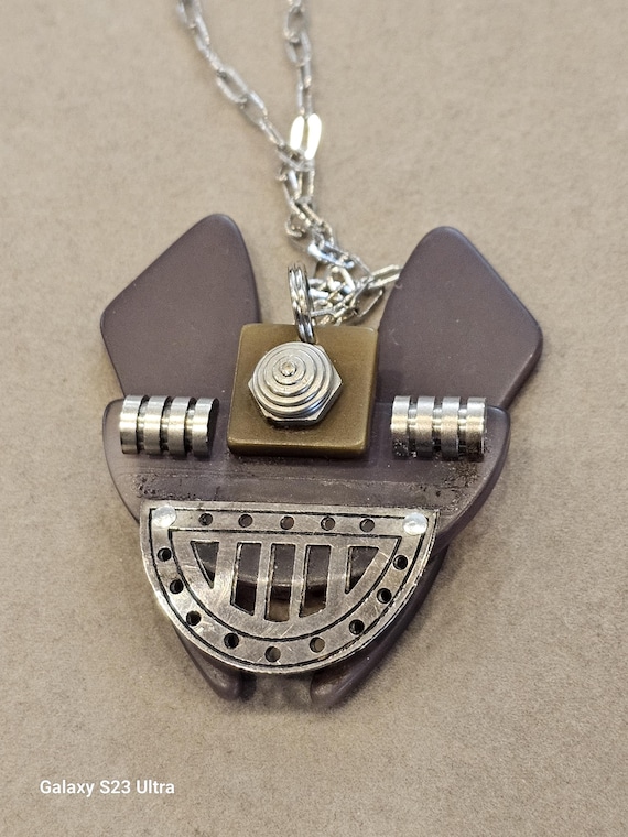 Unique Mid Century Modern Pendant Necklace