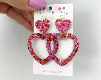 Red Chain of Hearts
