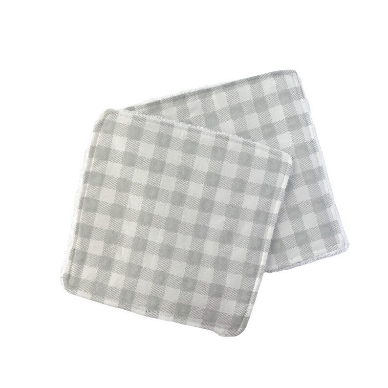 Baby Washcloths Gray and White Washcloths Grey and White Etsy 日本