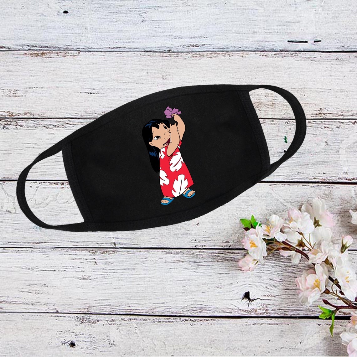 Lilo Face Mask Lilo and Stich Face Mask Disney Face Mask | Etsy