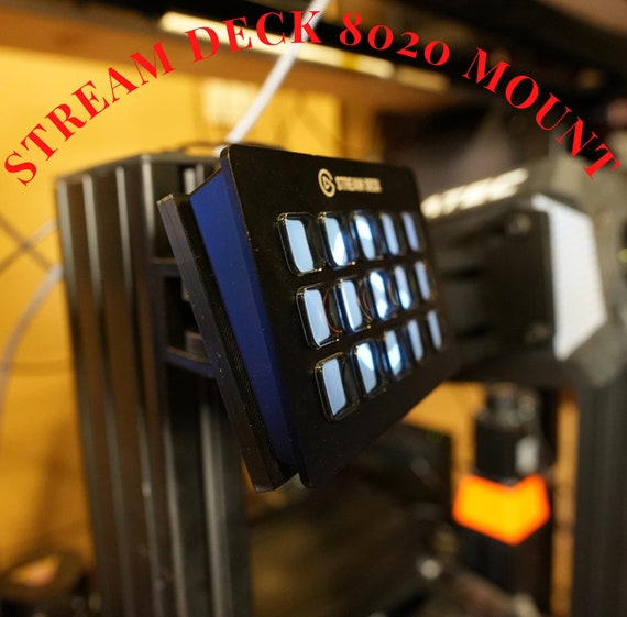 Stream Deck Short Mount | 8020 1530 Sim Racing Flight Sim Rig | Elgato Stream Deck MK.2 XL
