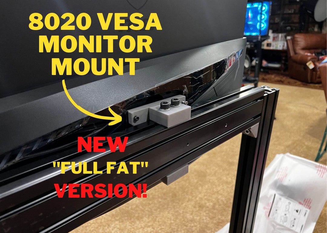 VESA Monitor Mount | 8020 1530 Sim Racing Flight Rig | Adjustable ...