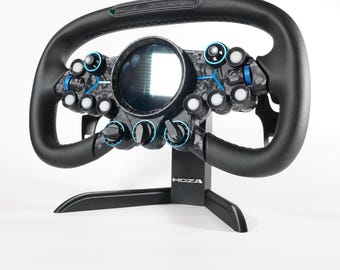 Sim Racing Wheel Stand | Moza Simagic NRG Quick Release | Desk Tabletop Mount