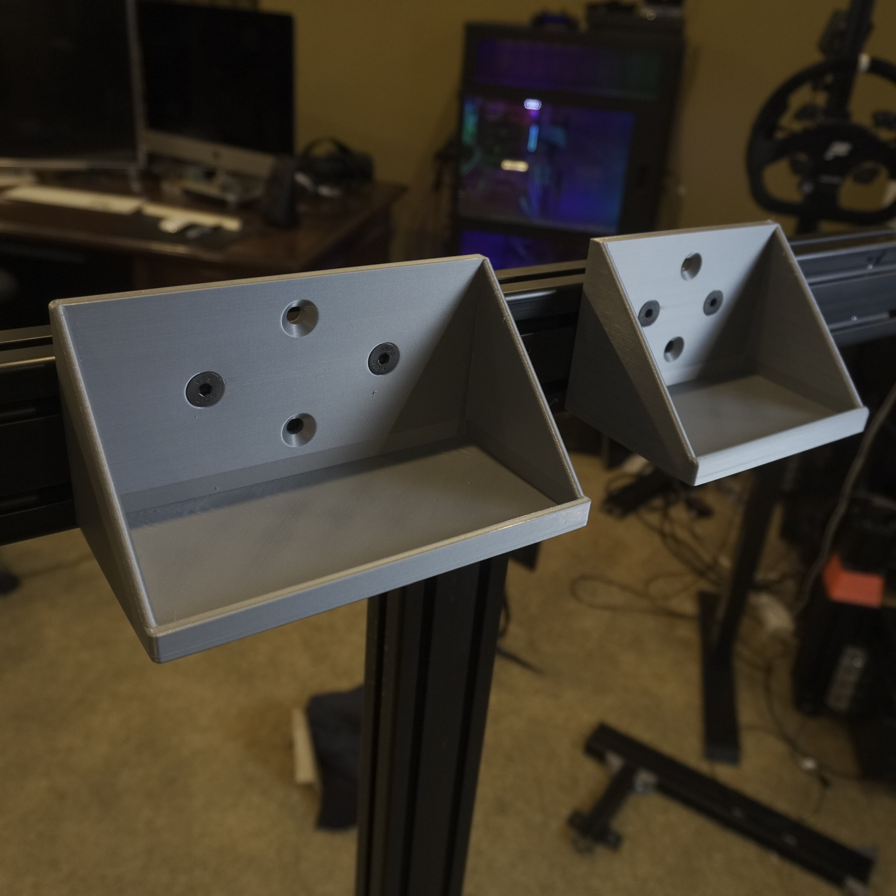 Sim Racing Rig Shelf | 8020 1530 Aluminum Profile | Storage & Accessory ...