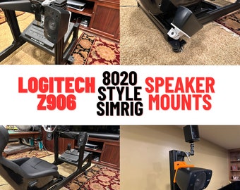 Logitech Z906 Supports SimRig style 8020 - Canal central + Options de montage avant et arrière