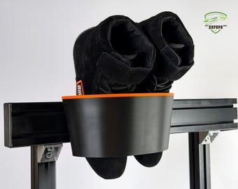 Racing Shoe Holder & Display Rack | 8020 1530 Sim Racing Rig