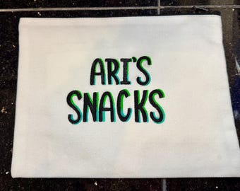 Bolsa de lona personalizada con cremallera