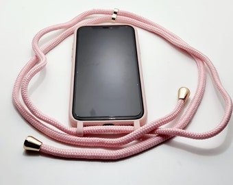 Praktische iPhone 11 Handykette; Handyhülle mit Kordel zum Umhängen; Necklace Hülle mit Band Schutzhülle