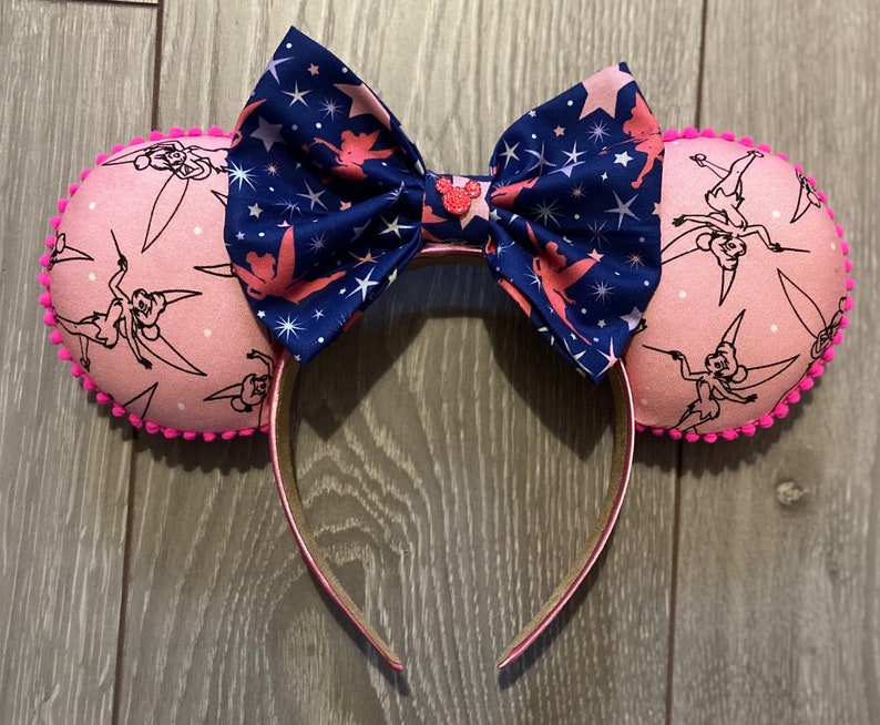 Tinkerbell disney ears// Disney ears// Tinkerbell inspired Etsy