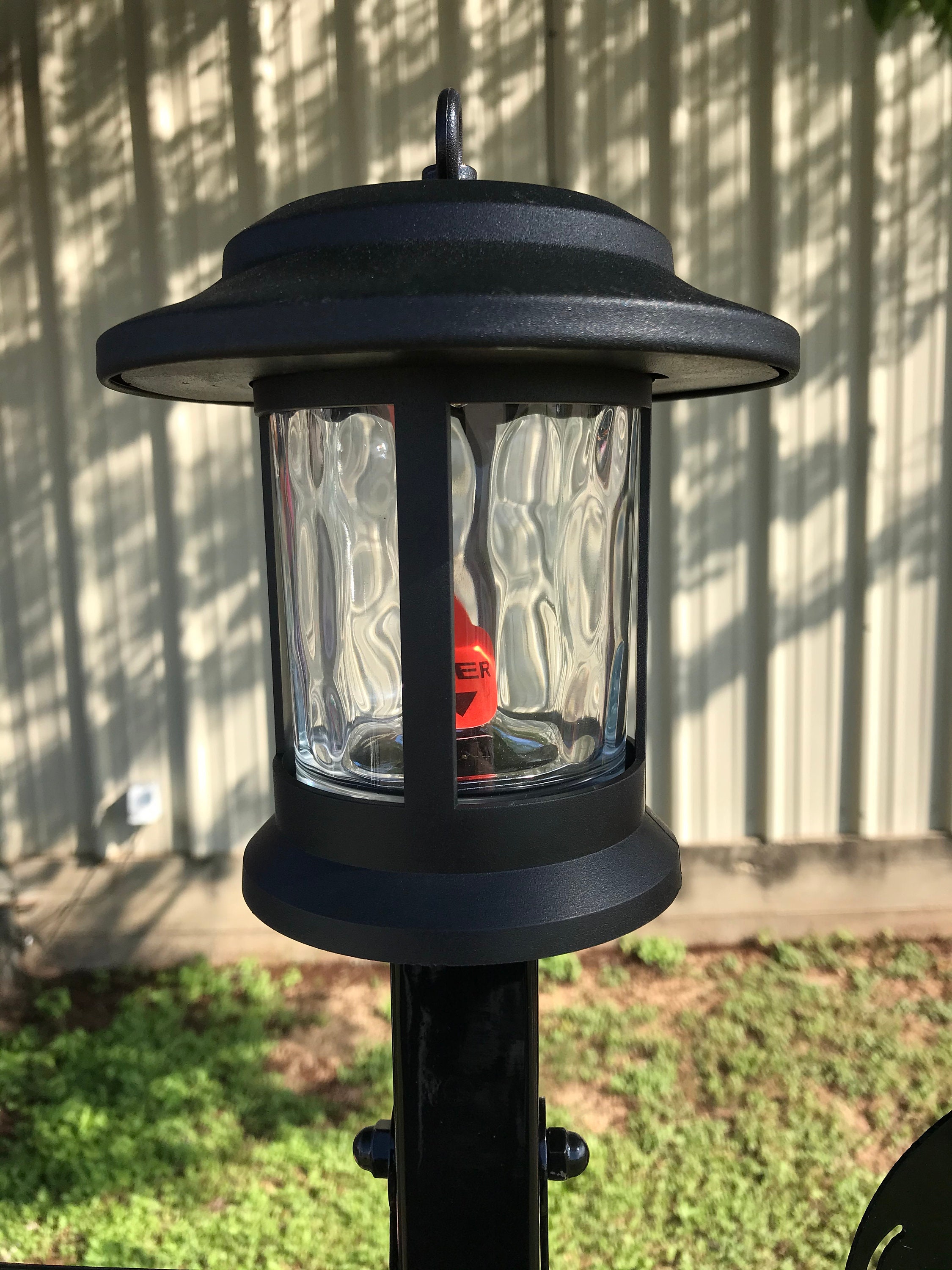 Dragonfly outdoor solar light garden flag stand sign pole with Etsy