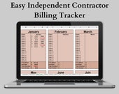 Independent Contractor Billing Spreadsheet | Invoice Tracker