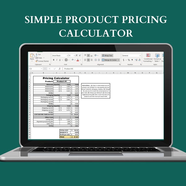 Estimate Calculator Etsy