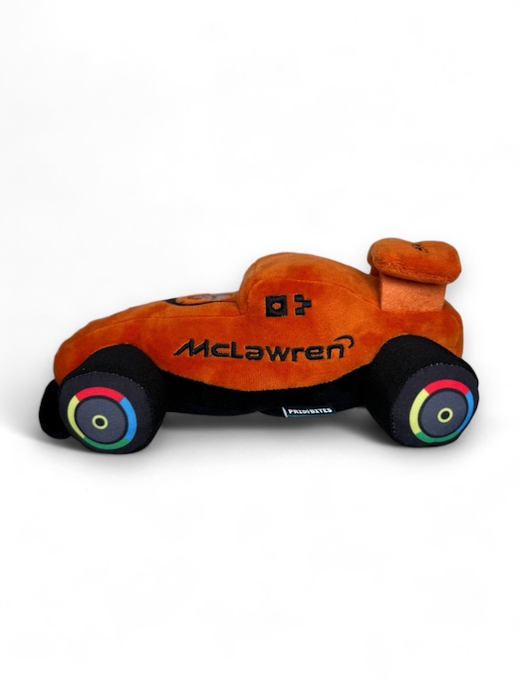 Formula 1 Inspired Race Car Dog Toy | F1 Plush Interactive Squeaky