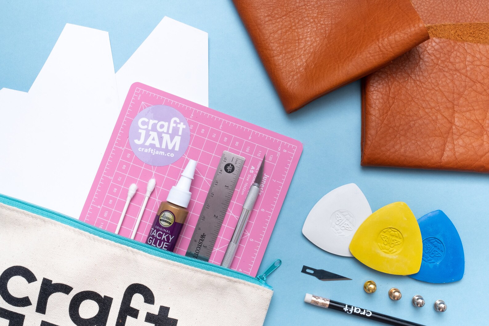 Leather Wallet Kit vegan Leather Available Etsy