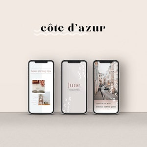 Instagram Social Media Template Kit for Canva and Photoshop for Blogger, Influencer or Photographer