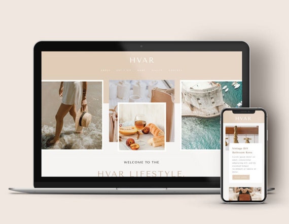 Squarespace 7.1 for Website Template Kit for Photographers and Course Creator, Shop Make Your Own Design Website Easy to Use DIY Business
