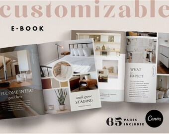 CANVA Workbook / EBook Template and Lead Magnet Template for Interior Designers, Photographers or Small Business owners