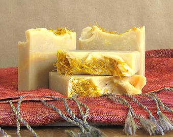 Morning Marigold Handcrafted Soap Bar