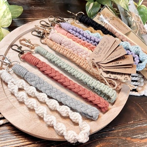 27 colores / Llavero de macramé / Llavero boho