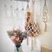 Macrame hanging basket /Fruit basket / Kitchen wall storage Vegetable bag / Fruit bag /Macrame plant holder /Macrame storage /Hanging jar 