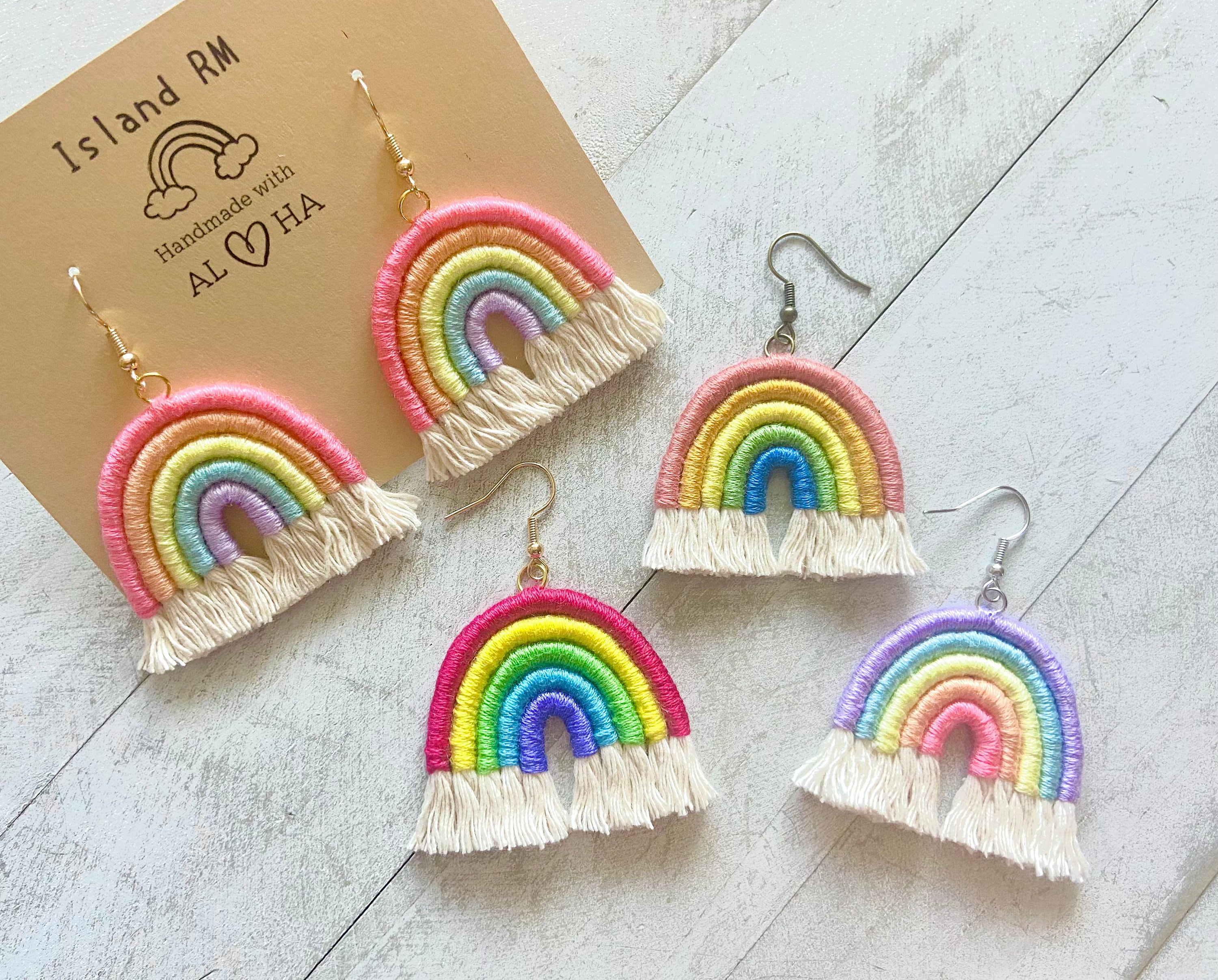 Orecchini A Cerchio Amore Arcobaleno Voroco – Argento Sterling 925 Con Smalto - Foto 2