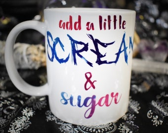 Scream & Sugar Mug; 12oz Mug