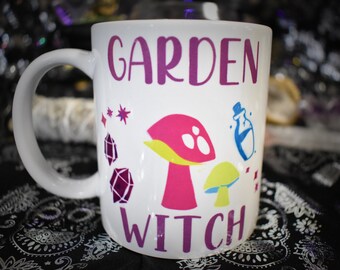 Garden Witch Mug; 12oz mug