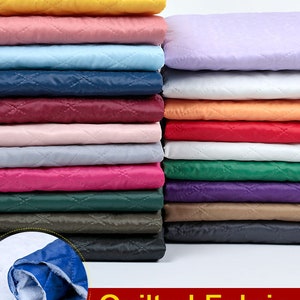 Coat Lining Fabric, Quilted Lining Fabric, Autumn and Winter Overcoat Linner Lining, Jacket Lining Fabric, By The Half Yard