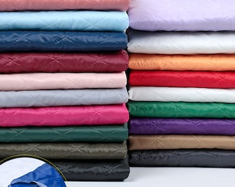 Coat Lining Fabric, Quilted Lining Fabric, Autumn and Winter Overcoat Linner Lining, Jacket Lining Fabric, By The Half Yard