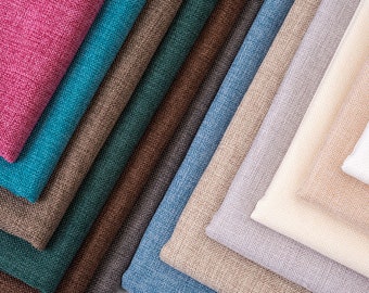 Cotton Linen Fabric, Thick Old Coarse Fabric, Sofa Fabric,Tablecloth Fabric, Curtains Fabric, Pillowcase Fabric, By the Half Yard