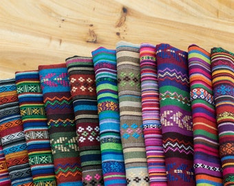 Bohemian Fabric, Indie Folk Fabric, Boho Striped Fabric, Tribal Fabric,  Ethnic Fabric, Tablecloth Fabric,Upholstery Fabric By the Half Yard